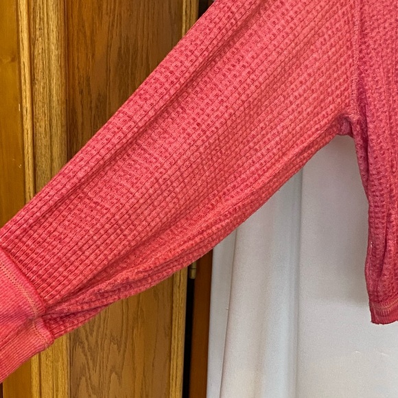 Free People We The Free Southside Thermal Top Pink - Picture 7 of 7